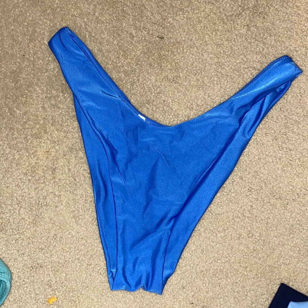 cheekier aerie high waist bikini swimsuit bottom